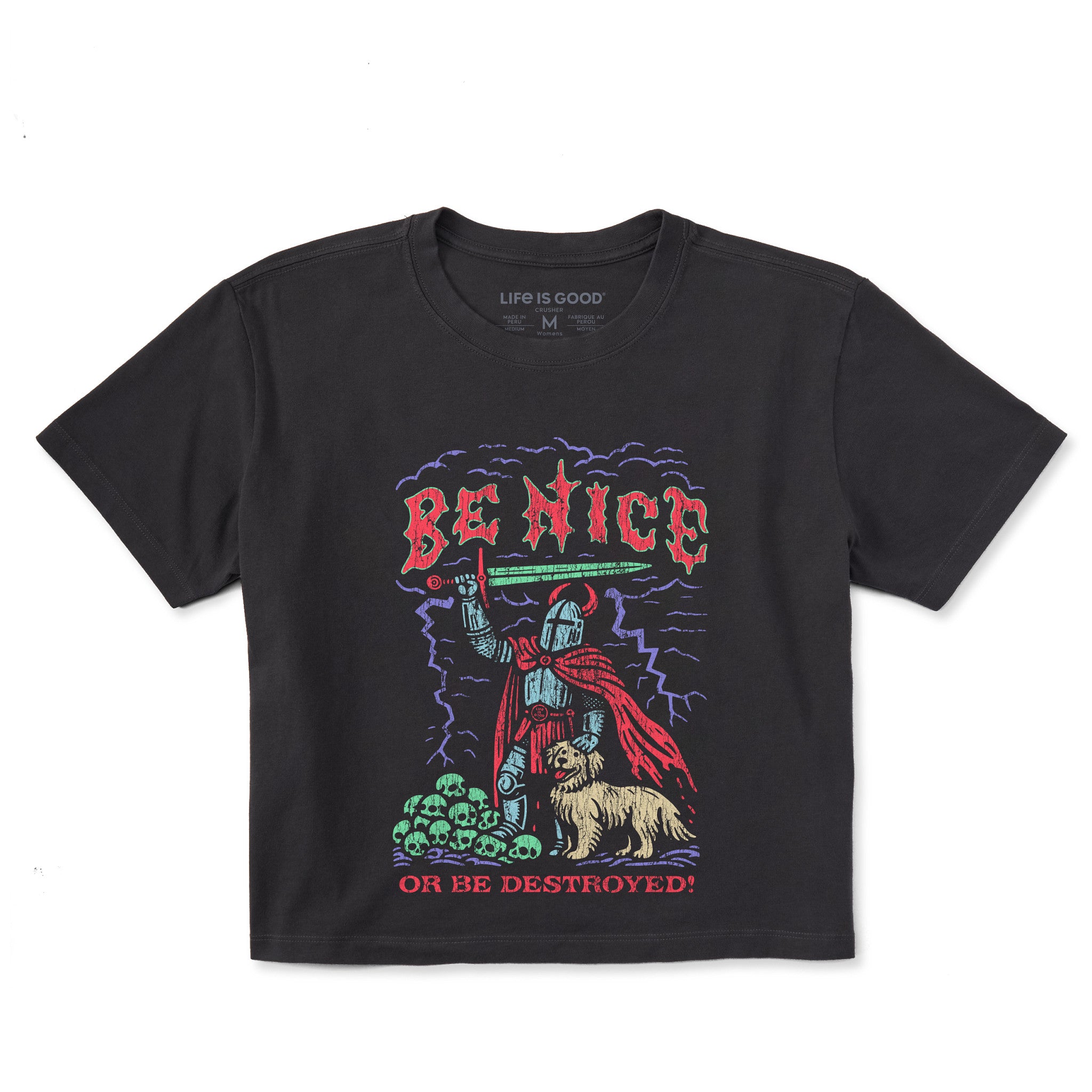 Be Nice or Be Destroyed Boxy Tee